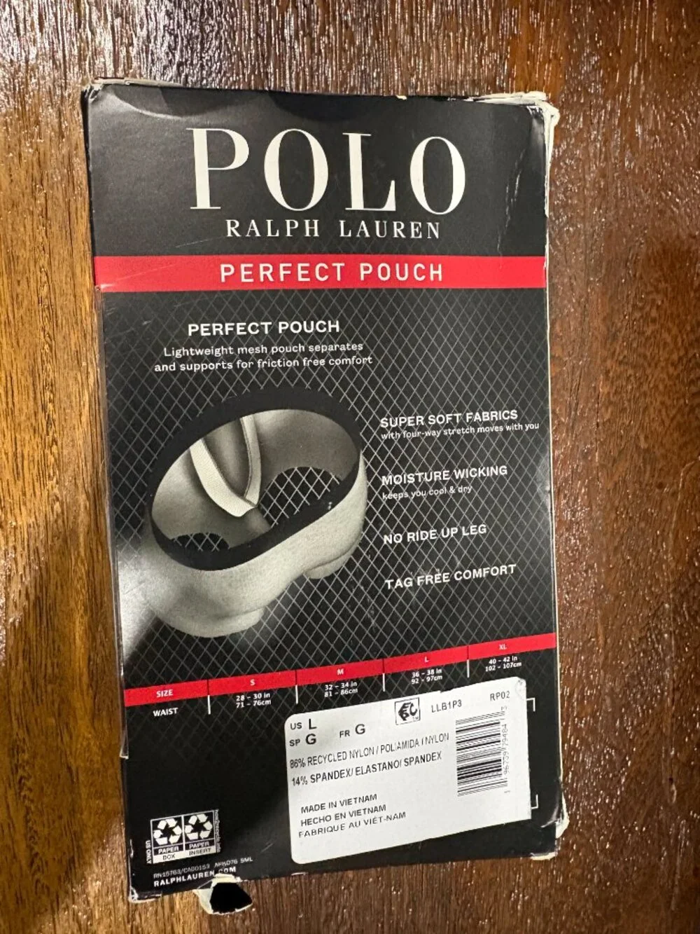 POLO Ralph Lauren Perfect Pouch Ultimate Support Boxer Briefs Underwear 3 pack